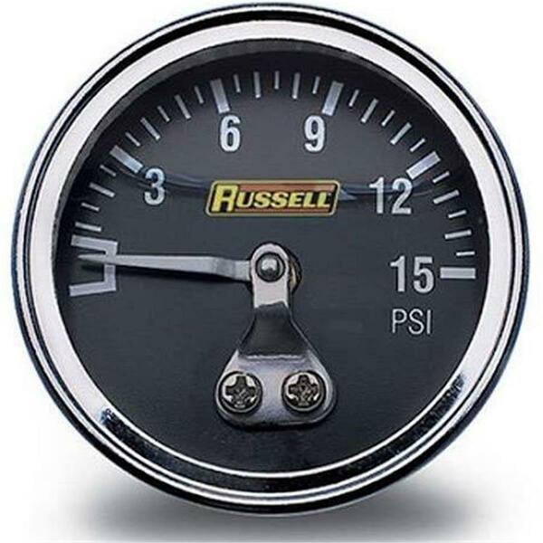 Russell-Edel 2 ft. Fuel Pressure Gauge, Blue R62-650330